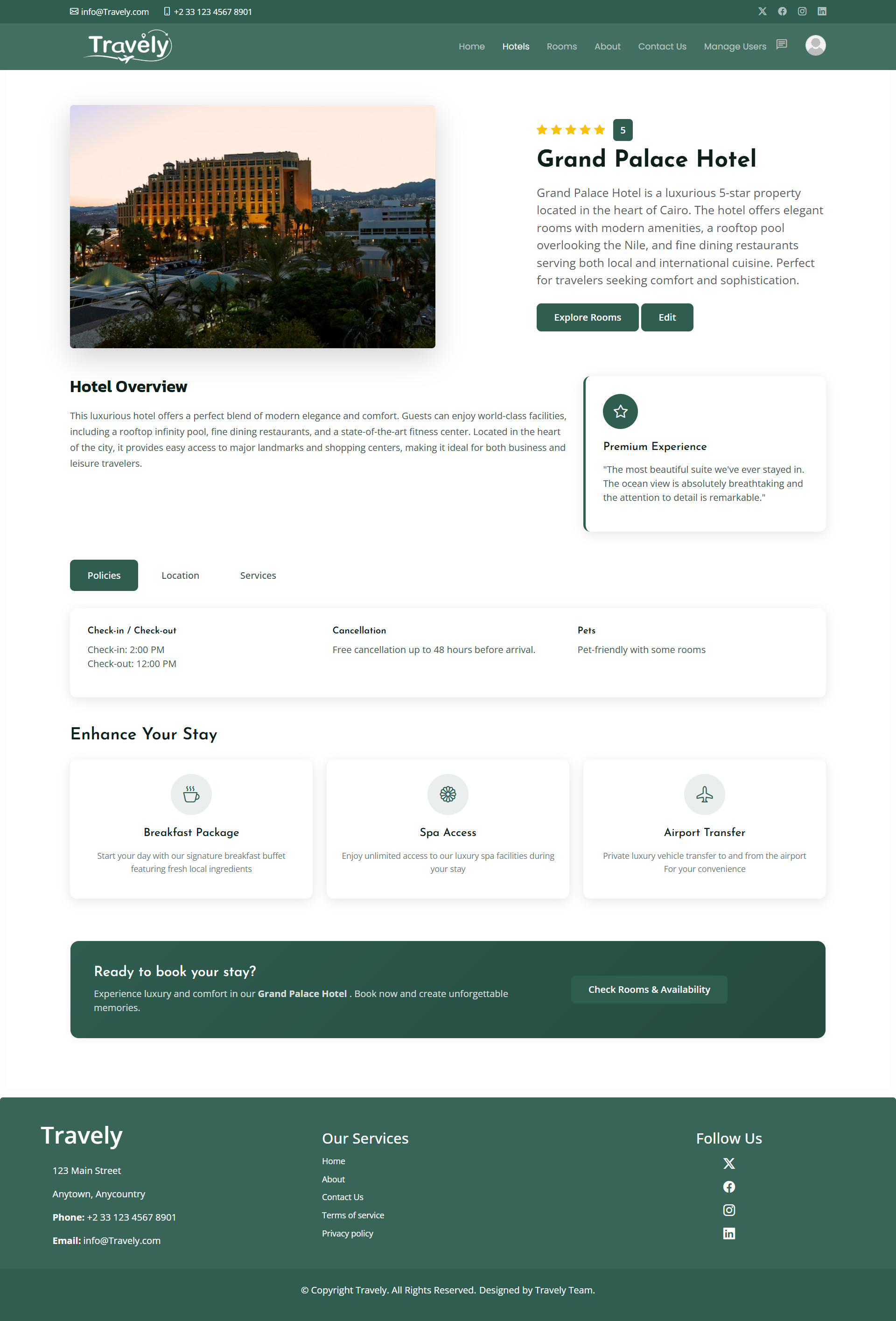 Hotel Details